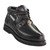 Wild West Black Stingray with Smooth Ostrich Mens Casual Sneaker