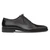 Mezlan Postdam black cordovan calfskin bal oxford dress shoe, side profile view
