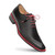 Mezlan Black Asymmetric Plain Toe Oxford