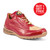 Mauri Bubble Men's Shoes Raspberry & Champagne Exotic Crocodile / Patent Leather Casual 2 Tone Sneakers