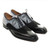 Mezlan Men Black and Grey Suede Wing Tip Oxford