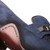  MEZLAN Mens' Blue Antique Suede Loafer