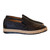 Corrente San Remo Black Ostrich Slip-on Loafer for Men

