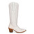 Corral Pure White Inlay & Pullup Strap Snip Toe Western Boots