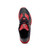 Mauri Sonic Black and Red Exotic Crocodile Patent leather Casual Bubble Sneakers for Men

