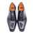 UGo Vasare Contemporary Hand-Crafted Jason Sr. Black Laceup Shoes 