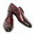 Golden Pass Men's Burgundy Cap Toe Leather Sole Oxfords Dress Shoes