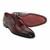 Golden Pass Burgundy Cap Toe Calfskin Leather Oxford Handmade European Leather Sole Formal Lace-Up Dress Shoes for Men