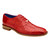 Belvedere Mens' Red Mare Ostrich & Eel Oxford Shoes