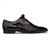 MEZLAN Men's Black Patent Leather & Suede Oxford Shoes