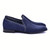 Slip on Corrente en daim uni marine avec clous