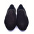 CORRENTE Black Plain Suede Slip On With Studs