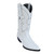 Los Altos Men's White Genuine Caiman Tail Boots