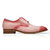 Belvedere Italo Men's Casual Derby Oxfords Pink Genuine Eel Shoes