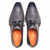 Mezlan Principe Grey/Rust Patina Leather Men’s Derby Shoes