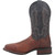 Dan-Post-Cowboy-zertifizierter brauner Winslow-Lederstiefel mit eckiger Zehenpartie