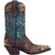 Dan Post Vintage Copper & Teal Leather Boot