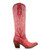 Corral Red Cowhide Embroidered Cowgirl Boots