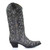 Corral Gray Glitter Inlay & Crystal Boots