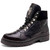 Mauri Renegade Black Nabuk and Nappa Baby Croc Boots