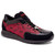 Mauri Vamp Black/Red Genuine Baby Croc with Patent Leather Suede Mauri Fabric Sneakers