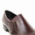 Mario Manzoni Burgundy Leather Double Gore Slip-On Dress Shoes for Men