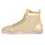 Lady Couture Foxy Gold-Sneaker Mit Lasergeschnittenen Strasssteinen