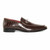 Sigotto Uomo Loafer aus braunem Leder mit Krokodildruck