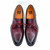 UGO VASARE Cambridge Burgundy Sophisticated Slip-On Loafers for Men