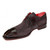 Fennix Landon Men's Chocolate Alligator/Suede Leather Exotic Oxfords Shoes