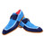 Emilio Franco Emiliano Navy/Jeans/LightBlue Suede Oxfords Shoes