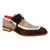 Emilio Franco Emiliano Chocolate/Tan/Beige Suede Oxfords Shoes