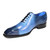 Emilio Franco Valerio Navy Combination Calf Skin Leather Oxfords Shoes