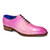 Emilio Franco Valerio Pink Combination Calf Skin Leather Oxfords Shoes