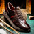 Marco Di Milano BRESCIA Brown Python & Calfskin Sneakers