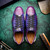 Marco Di Milano VERONA Purple Python & Calfskin Sneakers