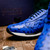 SCANNI Electric Blue Ostrich Quill Sneakers