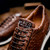 SCANNO Ostrich Brown Classic Fashion Sneakers