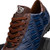 SAULO Alligator/Ostrich Bluejean Fashion Sneakers