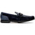 Marco Di Milano Hugo Ostrich Navy Sueded Loafers