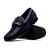 Marco Di Milano Hugo Ostrich Navy Sueded Loafers