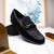 Marco Di Milano Hugo Ostrich Black Suede Bit Loafers