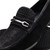 Marco Di Milano Hugo Ostrich Black Suede Bit Loafers