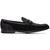 Marco Di Milano Hugo Ostrich Black Suede Bit Loafers