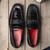 Marco Di Milano Hugo Black Alligator Bit Loafers