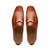 Marco Di Milano Fabro Cognac Lizard And Calfskin Loafers