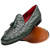 Marco Di Milano Aubiere Forest Green Ostrich Loafers