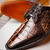 Marco Di Milano Caribe Orix/Brown Caiman Derby Shoes