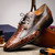 Marco Di Milano Anzio Derby Orix/Brown Alligator And Calfskin Shoes