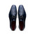 Marco Di Milano Anzio Derby Blue Alligator And Calfskin Shoes